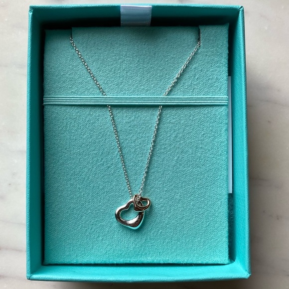 Tiffany Elsa Peretti Open Heart Necklace - Picture 3 of 6